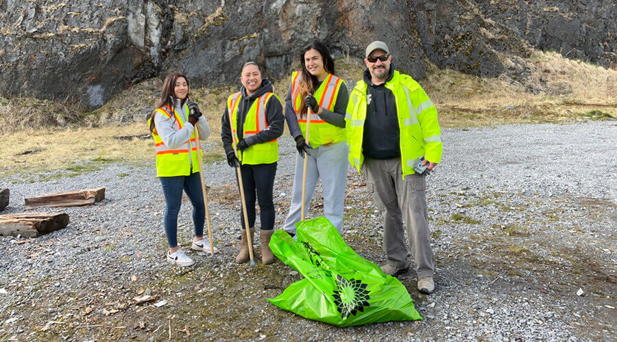 Team OptimERA Participates in Unalaska’s Annual Community Cleanup