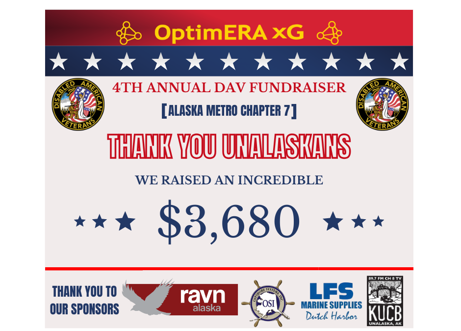 OptimERA and Sponsors Link Up with Community to Support Disabled American Veterans of Alaska